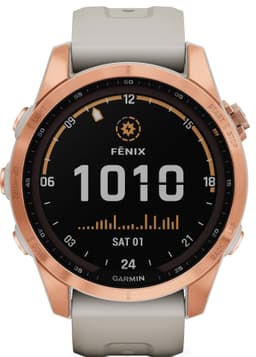 Garmin Fenix 7S Solar älykello, 42mm (hiekka)