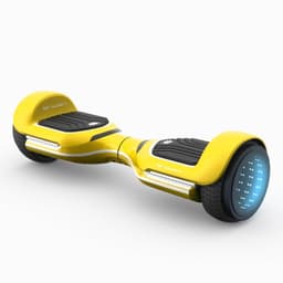 ClassyWalk2 LED Hoverboard - Gul/Hvit