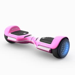 ClassyWalk2 LED Hoverboard - Rosa/Hvit