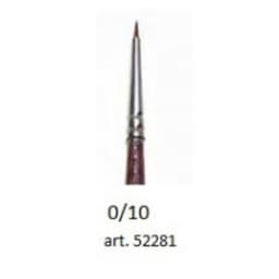 ITALERI Pensel - Rund syntetisk 10/0 m/Brun Tip
