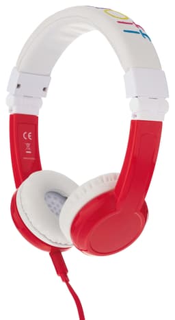 BuddyPhones Explore on-ear hörlurar (röd)