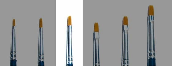ITALERI Pensel - Flat syntetisk 0