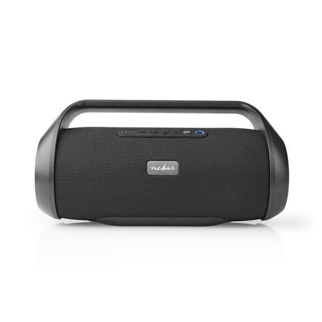 Nedis Bluetooth® Party Boombox | 6 timer | 2.0 | 132 W | Medieafspilning: AUX / USB | IPX5 | Kan parres | Bærehåndtag | Sort