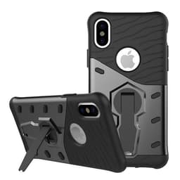 Sniper Case för iPhone X, roterande stativ, utskärningar för värme, mö