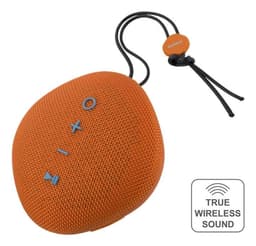 STREETZ water resistant Bluetooth speaker, TWS, BT 4.2, 1x6W, orange