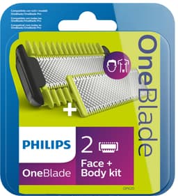 Philips OneBlade Face and Body udskiftningsblade QP62050