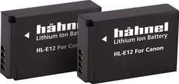 Hähnel Canon HL-E12 akku digikameralle (2 kpl)