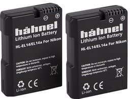 Hähnel Nikon HL-EL14 / 14a digitalkamera batteri twin-pack
