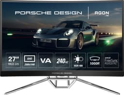AOC Agon PD27 Porsche Design 27″ kaareva pelinäyttö