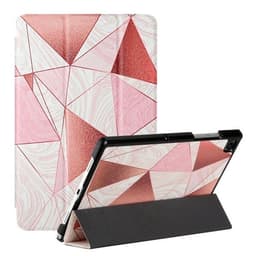Trifold Design kotelo Samsung Galaxy Tab A7 10.4 2020 - Marmori Pinkki