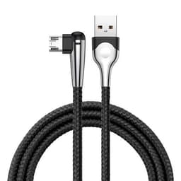 Baseus MVP Vinklet USB - microUSB 2A 1 m Sort