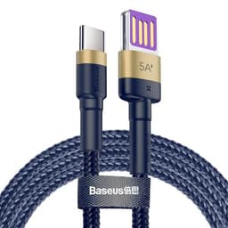 Baseus Cafule USB - USB-C 40W 1,0 m Kulta/Sininen