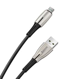Baseus Waterdrop USB - microUSB 4A 2 m Sort