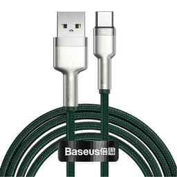 Baseus Cafule Metal USB - USB-C 40W 2 m Vihreä