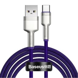 Baseus Cafule Metal USB - USB-C 40W 2 m Liila