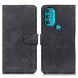 Motorola Moto G71 5G KHAZNEH Retro wallet - Musta