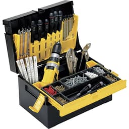 Alutec 56550 Verktygslåda (tom) Plast Svart, Gul