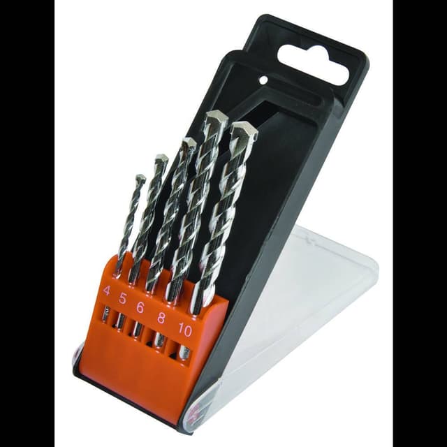 AVIT AV08010 Hårdmetall Sten-spiralborr set 5 delar 4