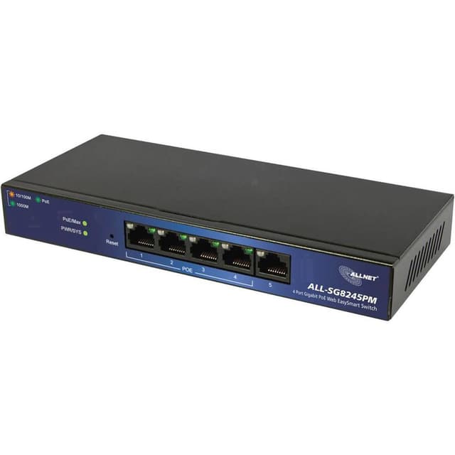 Allnet ALL-SG8245PM ALL-SG8245PM Nätverks-switch 5 Port