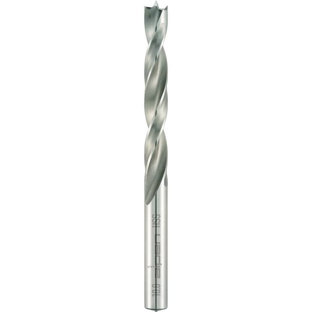 Trä-spiralborr 4 mm Alpen 62000400100 Total längd 75 mm