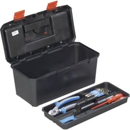 Alutec 56270 Verktygslåda (tom) Plast Svart, Orange