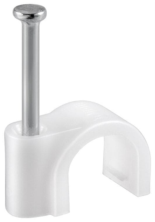 Goobay Kabelclips 14 mm, hvid