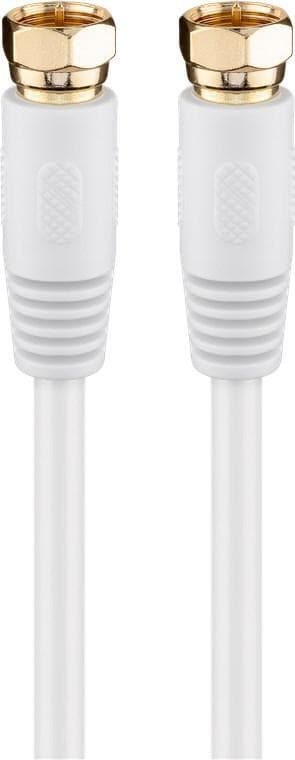 Goobay SAT-antennekabel (80 dB), 2x skjermet