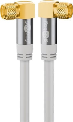 Goobay SAT-antennkabel (135 dB), 4x skärmad