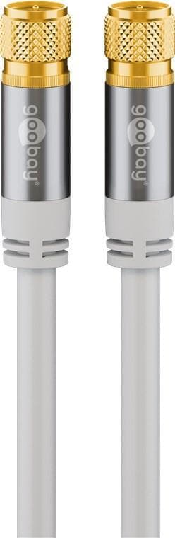 Goobay SAT-antennkabel (135 dB), 4x skärmad