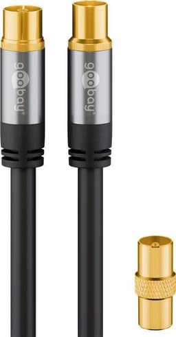 TV-antennekabel (135 dB), 4x afskærmet