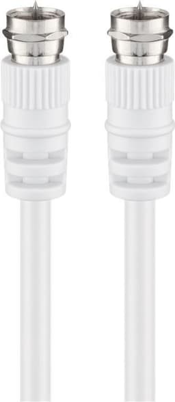 Goobay SAT-antennekabel (<70 dB), 2x skjermet