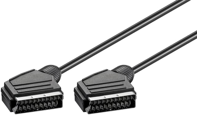 Goobay Scart tilkoblingskabel, forniklet, ø 7 mm