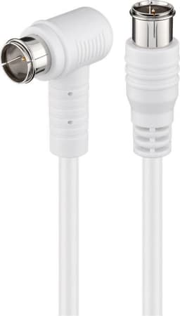 Goobay Vinklad SAT-antennkabel (80 dB), dubbelskärmad