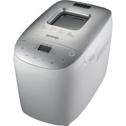 Gorenje Brödmaskin BM1600WG Effekt 850 W, Antal program 16, Display LC