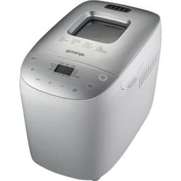Gorenje Brødmaskin BM1600WG Effekt 850 W, Antall programmer 16, Display LCD, Hvit/Sølv