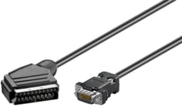 Sovitin kaapeli  SCART VGA:ksi