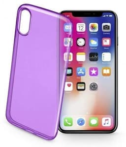 Cellularline Mobilskal i TPU-plast till iPhone X/XS, Lila