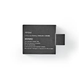 Utbytesbatteri för actionkamera | 1000 mAh | Max. 90 minuter | 3.7 V