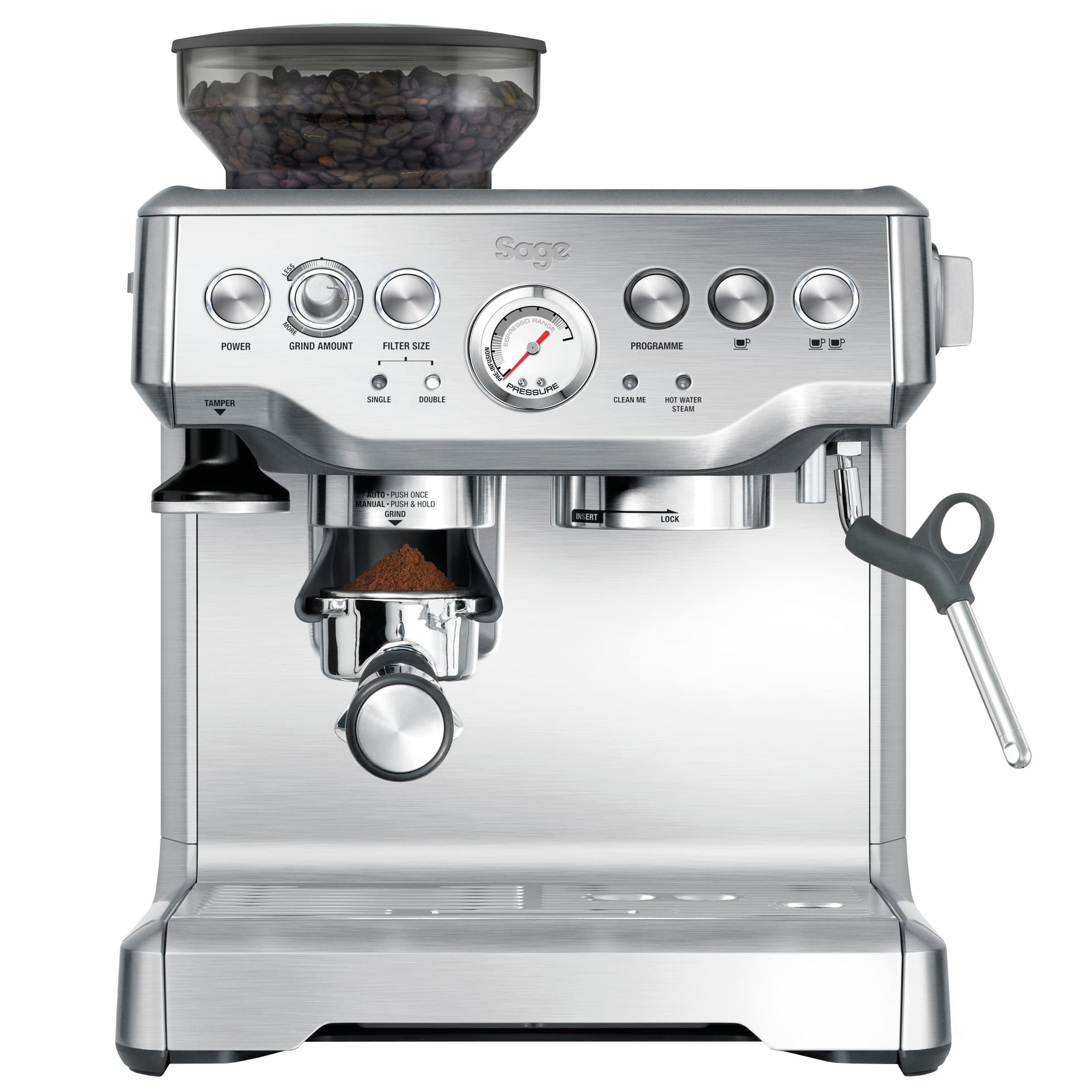 Sage Barista Express Impress SES 876 BSS espressomaskine steel