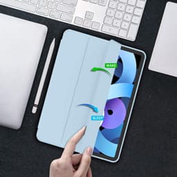 iPad Mini 5 kotelo kynäkotelolla Vaaleansininen