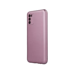 Metalliskt fodral för Samsung Galaxy A03S - rosa