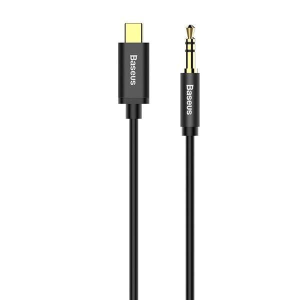 Baseus Yiven M01 Ljudkabel USB-C - 3,5 mm 1,2 m Svart