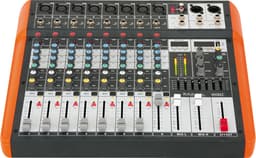 IBIZA 8 kanals mixer med usb og bluetooth