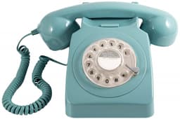 GPO 746 Retro Drejeskivetelefon - Blå