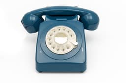 GPO 746 Retro Telefon med Snurrskiva - Mörkblå