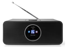 Internetradio med FM/Bluetooth, Svart