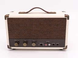 GPO WESTWOOD Bluetooth Högtalare Vit/Brun