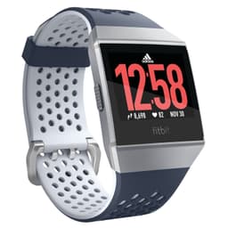 Fitbit Ionic: Adidas Ed. smartklokke (blekkblå/sølv)