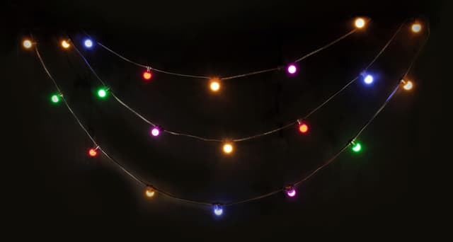 10 mtr. LED-Lyskjede Multifarger