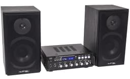 Karaokeanlegg m. Bluetooth og ekko, 2 x 75W